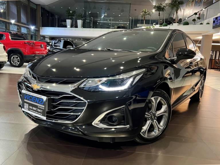 CHEVROLET - CRUZE - 2021/2022 - Preta - R$ 122.800,00