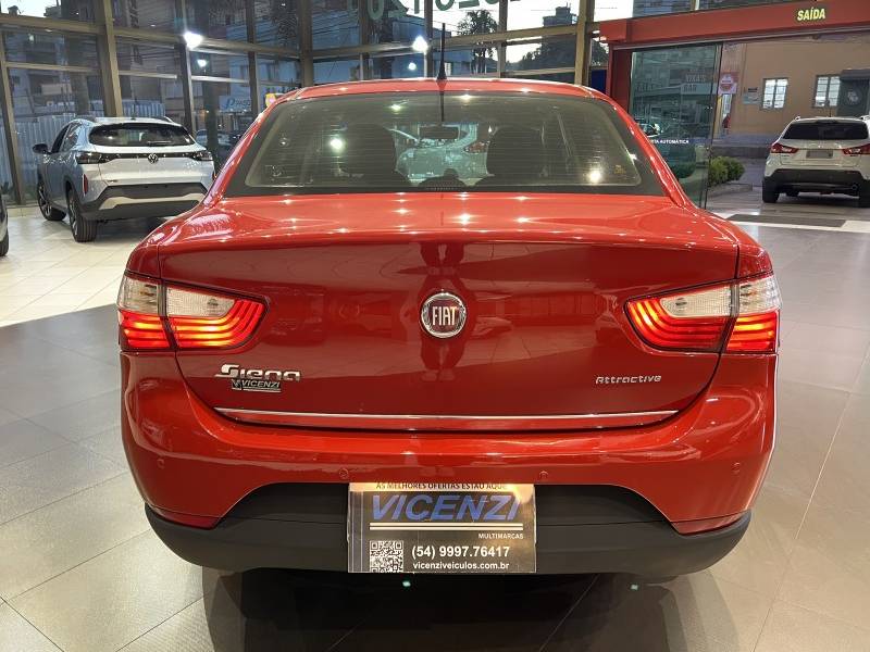 FIAT - GRAND SIENA - 2014/2015 - Vermelha - R$ 39.800,00