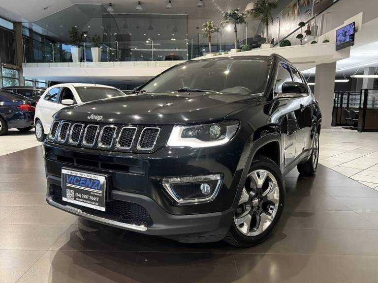 JEEP - COMPASS - 2017/2018 - Preta - R$ 98.900,00